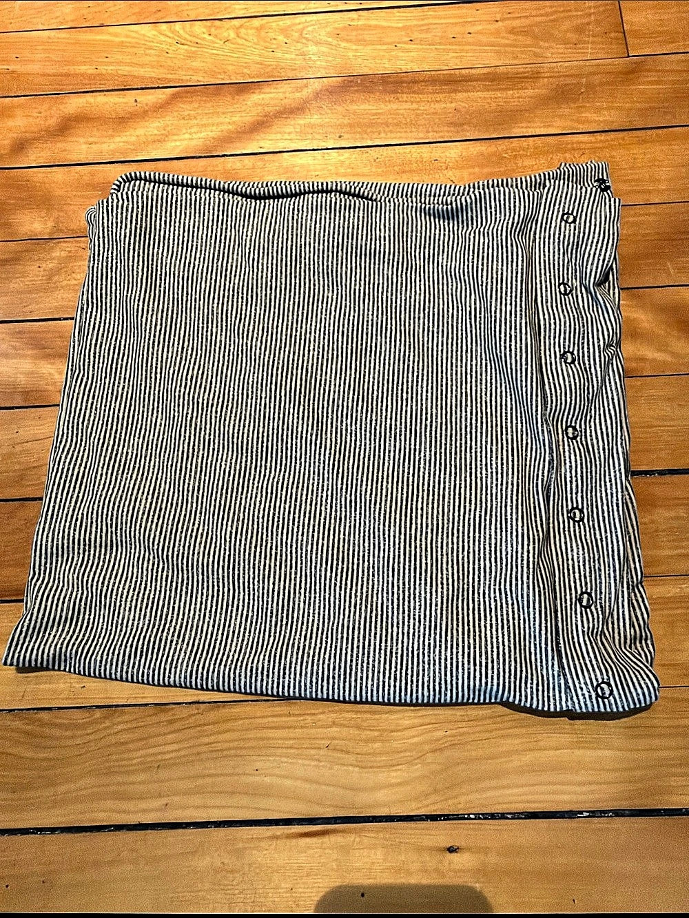 Lululemon Vinyasa Scarf Cashew tonka stripe snaps OG vintage